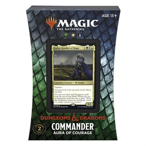 Commander deck - Aura of Courage - Adventures in the Forgotten Realms - Magic The Gathering